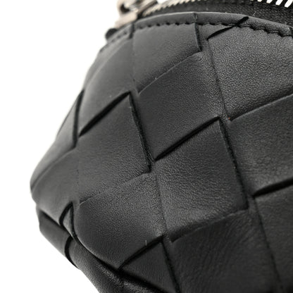 Bottega Veneta Nappa Intrecciato Wrist Pouch Black 9 of 9