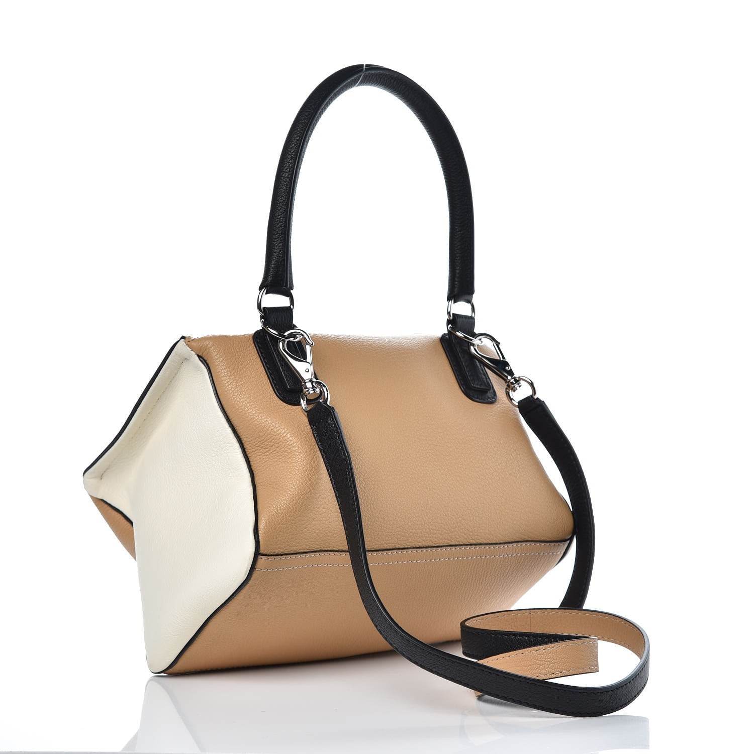 Givenchy Sugar Goatskin Small Bi-Color Pandora Light Beige 3 of 7