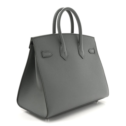 Hermes Epsom Birkin Sellier 25 Vert Amande 3 of 11