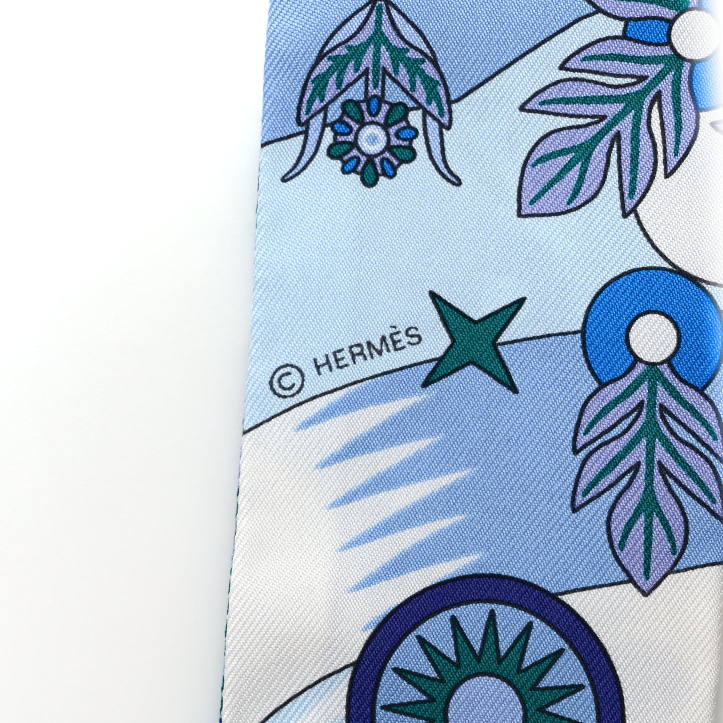 Silk La Source de Pegase Twilly Ciel Bleu Royal White