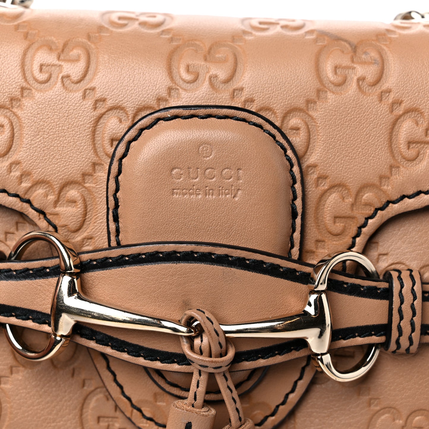 Guccissima Mini Emily Chain Shoulder Bag Camelia