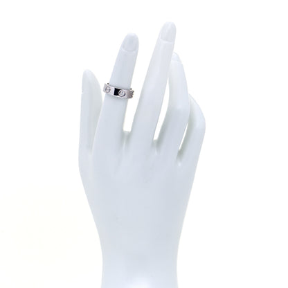 Cartier 18K White Gold 3 Diamond 5.5mm LOVE Ring 49 4.75 2 of 6