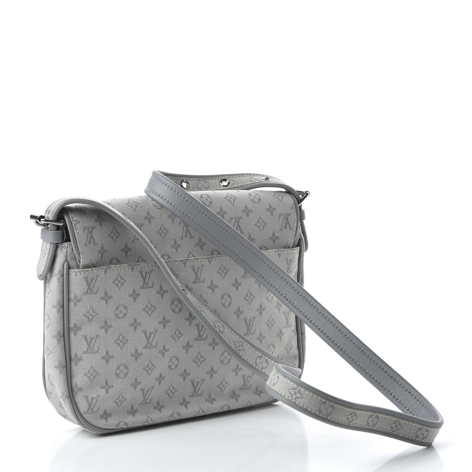 Louis Vuitton Mini Monogram Patchwork Conte De Fees Musette Grey 3 of 10