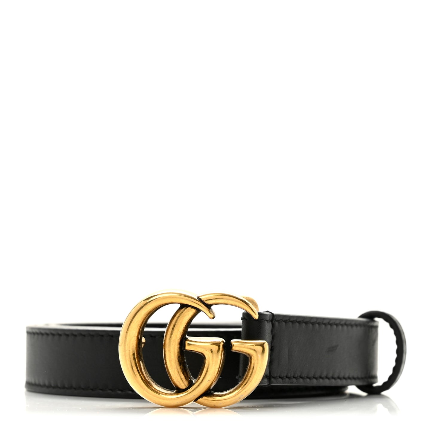 Calfskin Double G 20mm Belt 90 36 Black