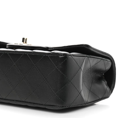 Chanel Lambskin Quilted Mini Rectangular Flap Black 10 of 10