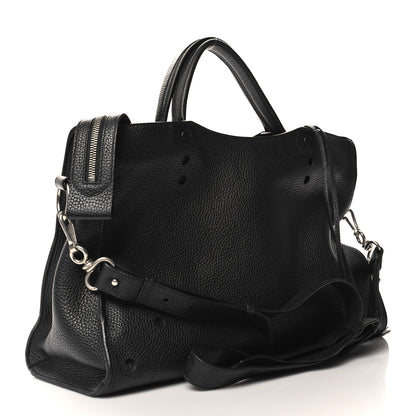 Balenciaga Veau Soyeux Perforated Blackout Hardware City Black 4 of 11