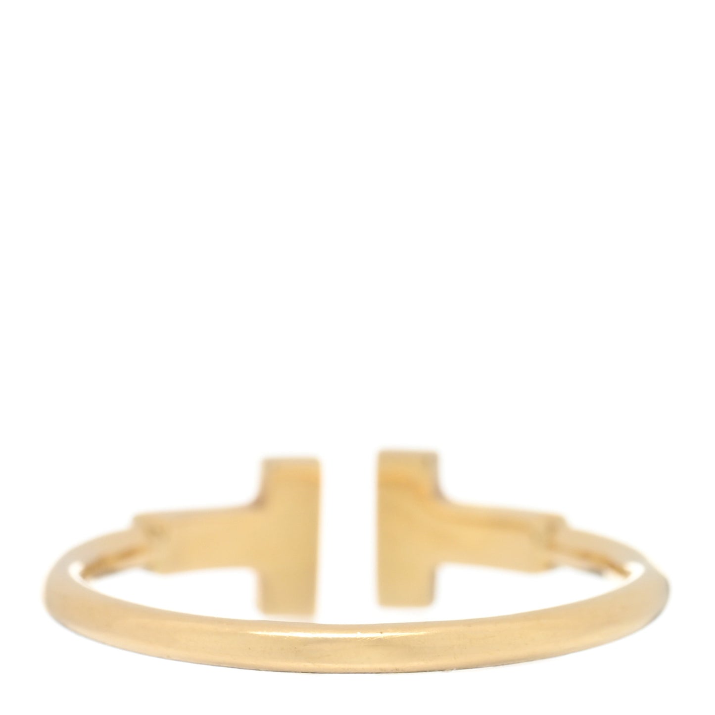 18K Yellow Gold Diamond T Wire Ring 59 8.75