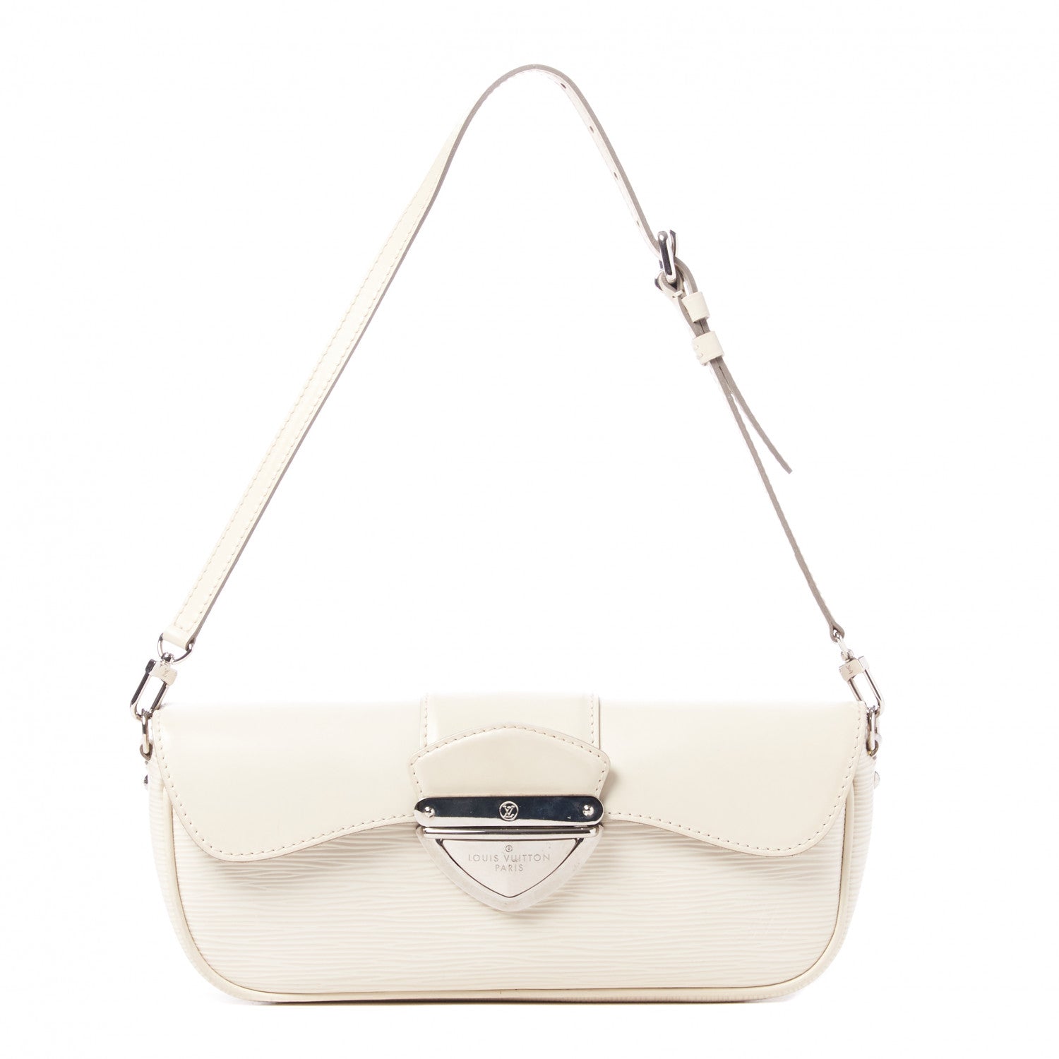 Louis Vuitton Epi Montaigne Clutch Ivory 1 of 8