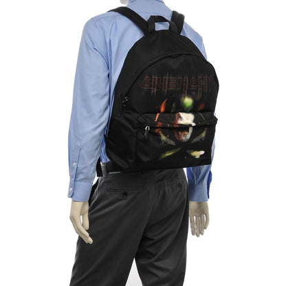 Givenchy Nylon Calfskin Army Skull Backpack Black 2 of 8