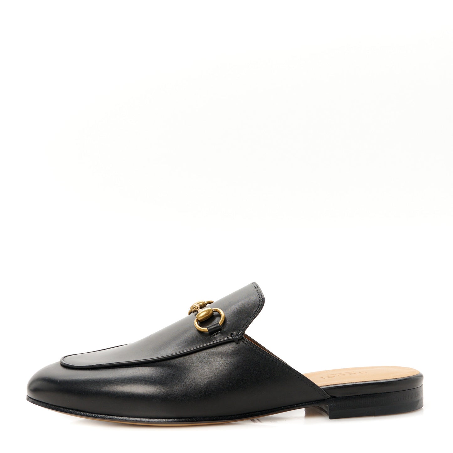 Calfskin Womens Princetown Slippers 37 Black