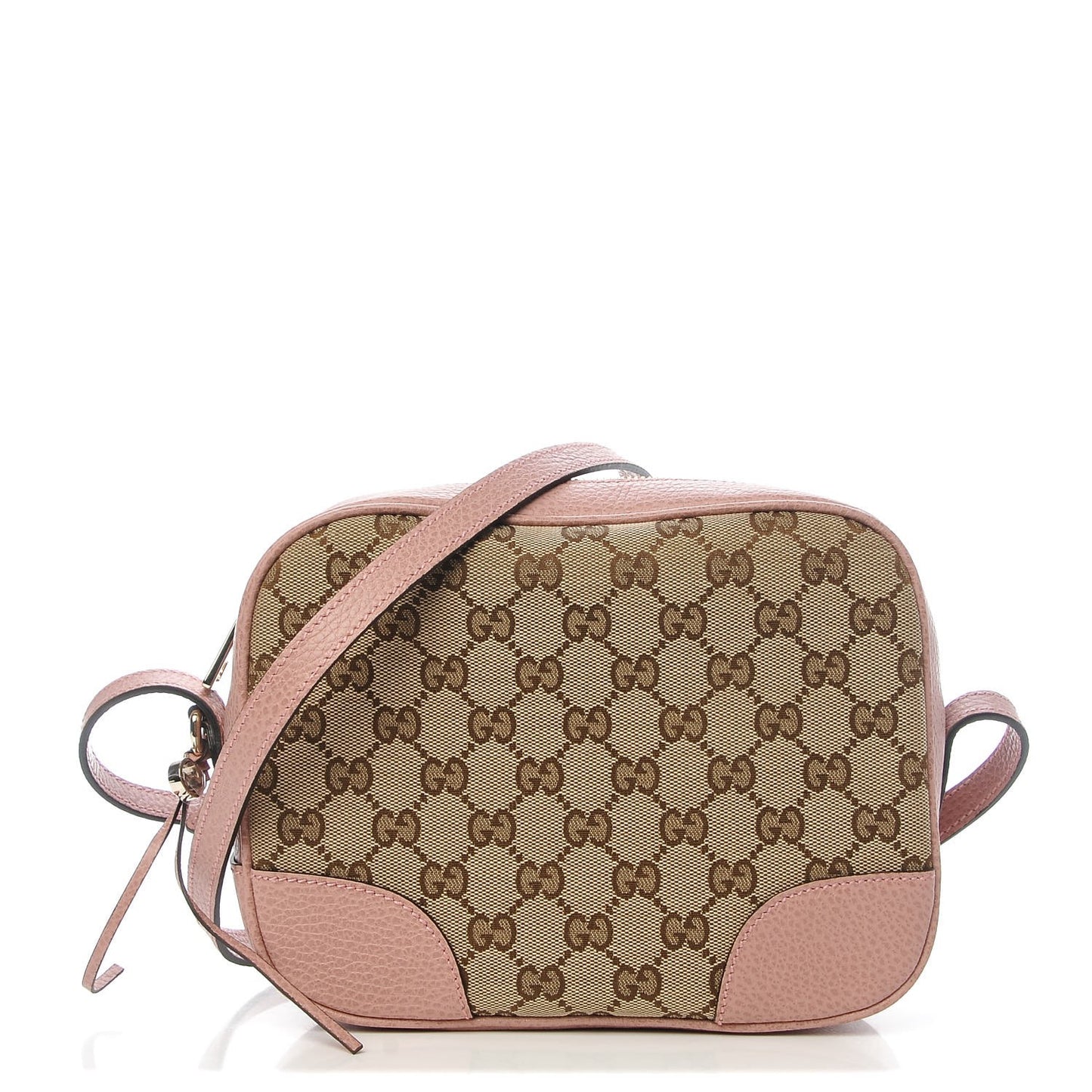 Monogram Mini Bree Messenger Bag Beige Soft Pink