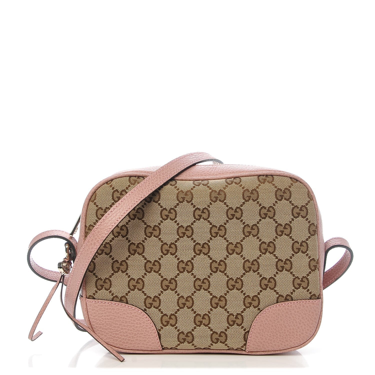 Gucci Monogram Mini Bree Messenger Bag Beige Soft Pink 1 of 8