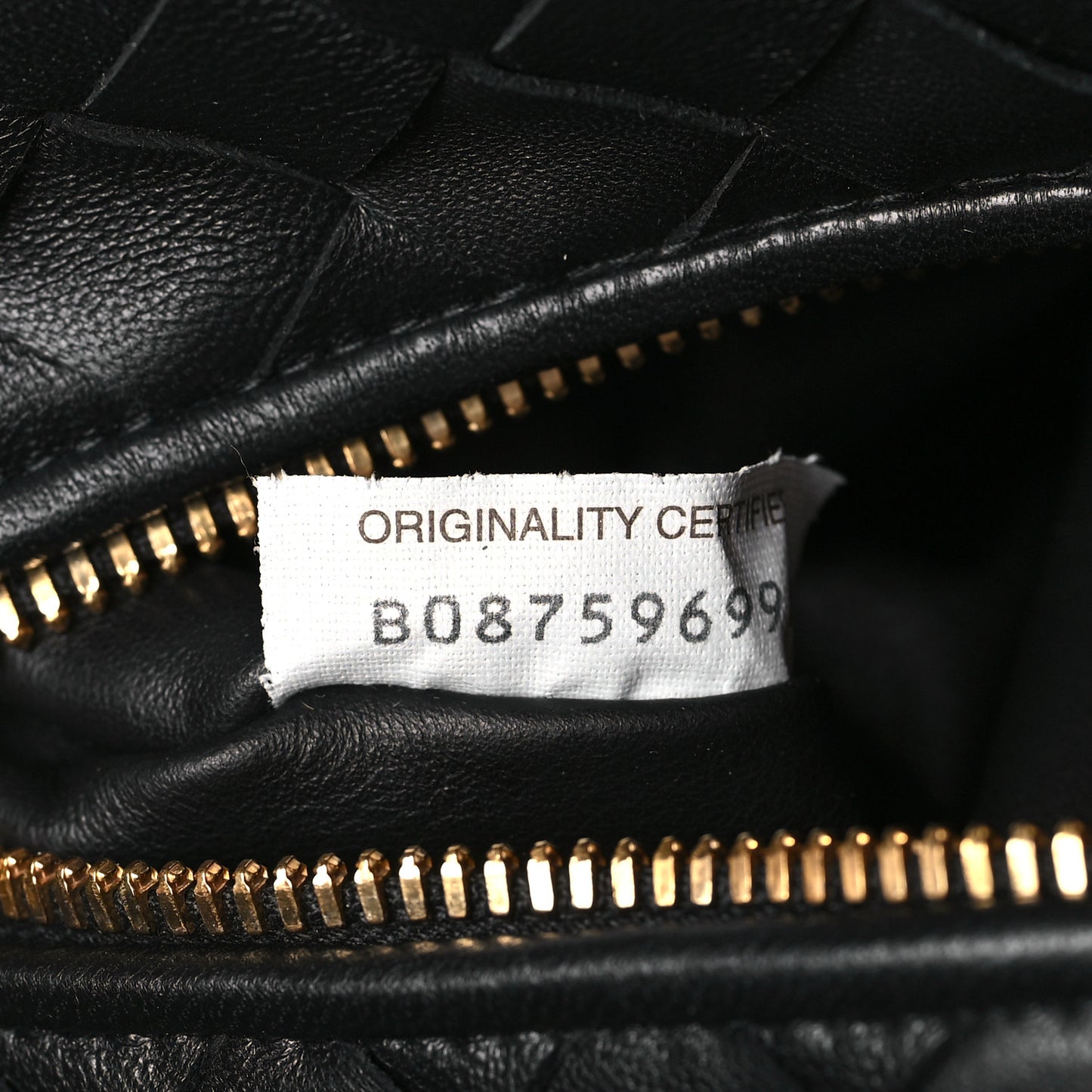 Nappa Intrecciato Mini Jodie Black