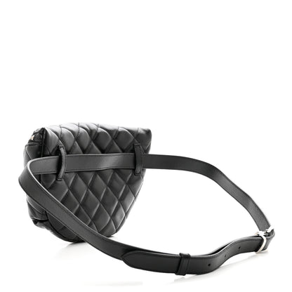 Chanel Calfskin Quilted Waist Belt Bag Black 3 of 10