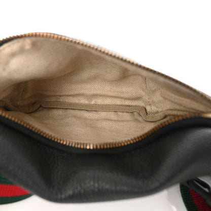 Gucci Grained Calfskin Small Logo Belt Bag Black 5 of 11