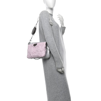 Louis Vuitton Econyl Monogram Pillow Maxi Multi Pochette Accessories Silver Pale Pink 2 of 10