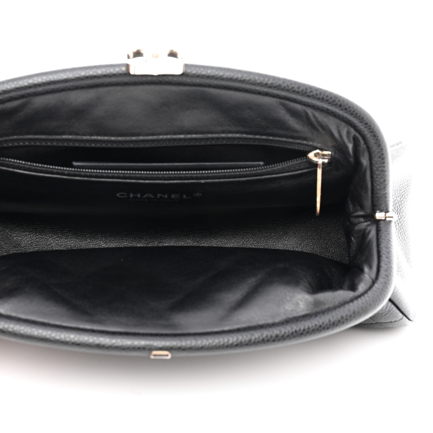 Chanel Caviar Quilted Timeless Clutch Black 5 of 9