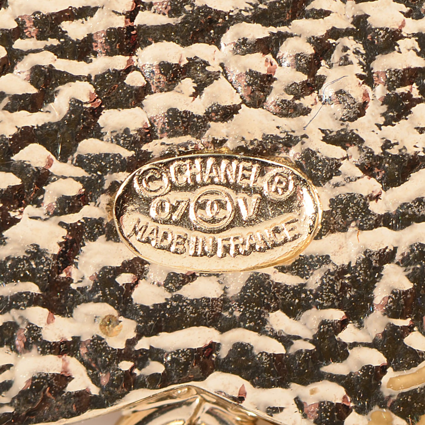 Pearl CC Double Strand Belt Gold