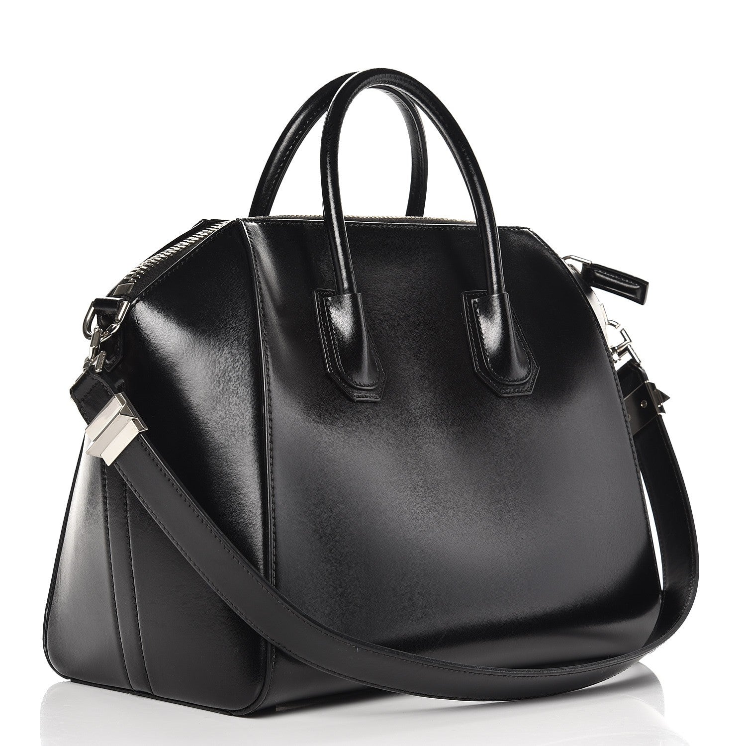 Givenchy Shiny Lord Calfskin Medium Antigona Black 4 of 11