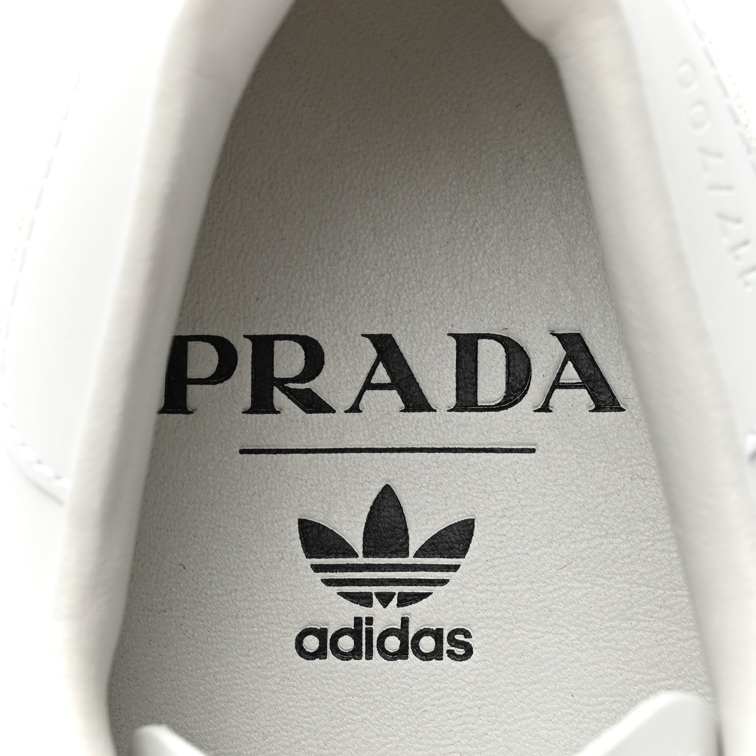 Prada X ADIDAS Calfskin Mens Superstar 450 Low Top Sneakers 8 White 8 of 10