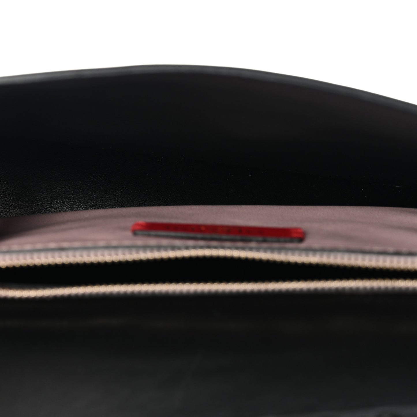 Pebble Calfskin Rockstud Side Slip Wristlet Clutch Water Rose