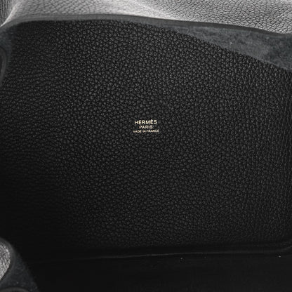 Hermes Taurillon Clemence Picotin Lock 22 MM Black 4 of 5