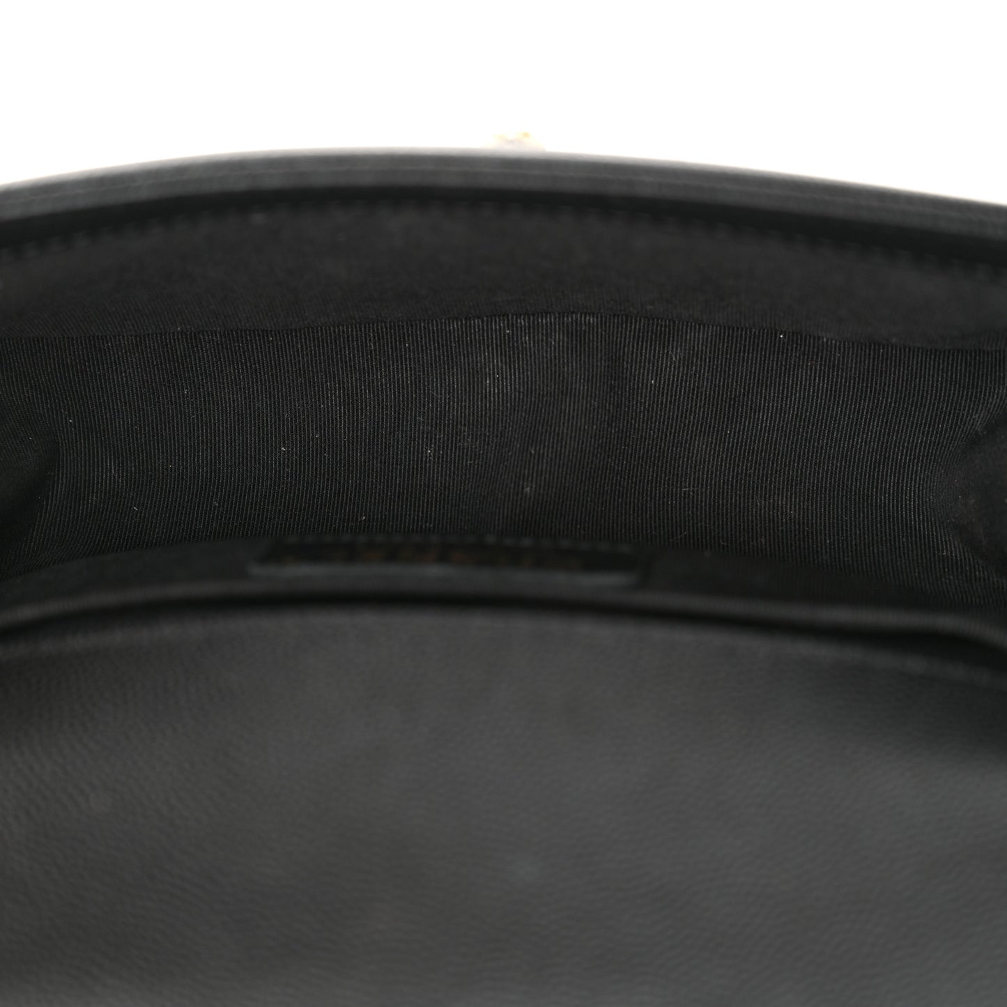 Caviar Quilted Small Boy Flap Black