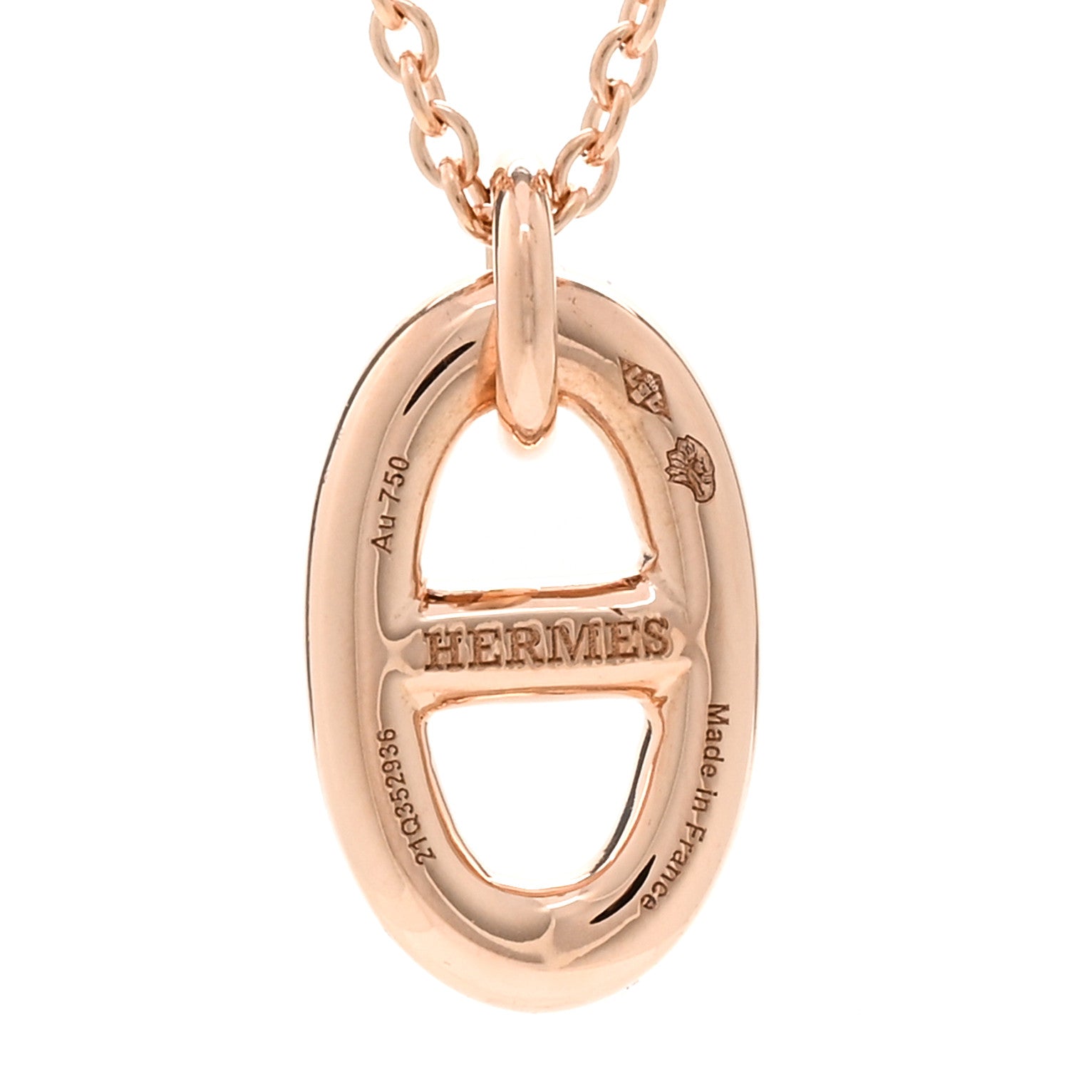 Hermes 18K Rose Gold PM Farandole Pendant Necklace 4 of 4