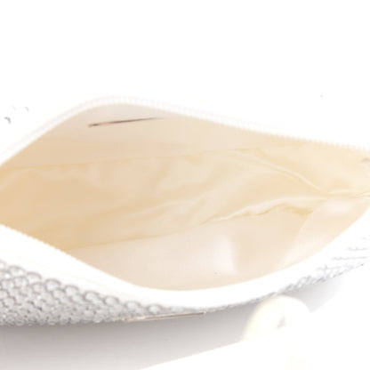 Prada Satin Crystal Mini Re-Edition 2000 Bag White 4 of 7