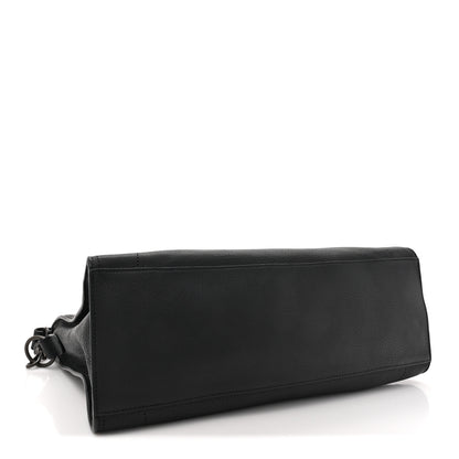 Balenciaga Veau Soyeux Perforated Blackout Hardware City Black 4 of 14