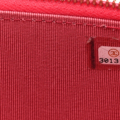 Chanel Caviar Quilted Small Vanity Case With Chain Pink 8 of 12