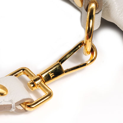 Tom Ford Pebbled Calfskin Studded Mini Jennifer Crossbody White 6 of 9