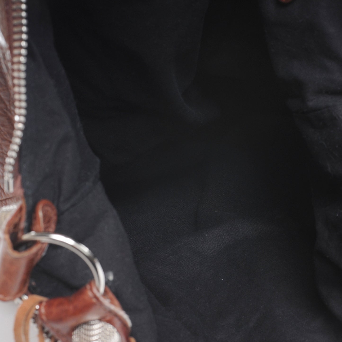 Agneau Giant 21 Silver Hardware Day Hobo Sienna