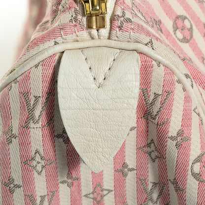 Louis Vuitton Mini Lin Croisette Speedy 30 Rouge 7 of 8