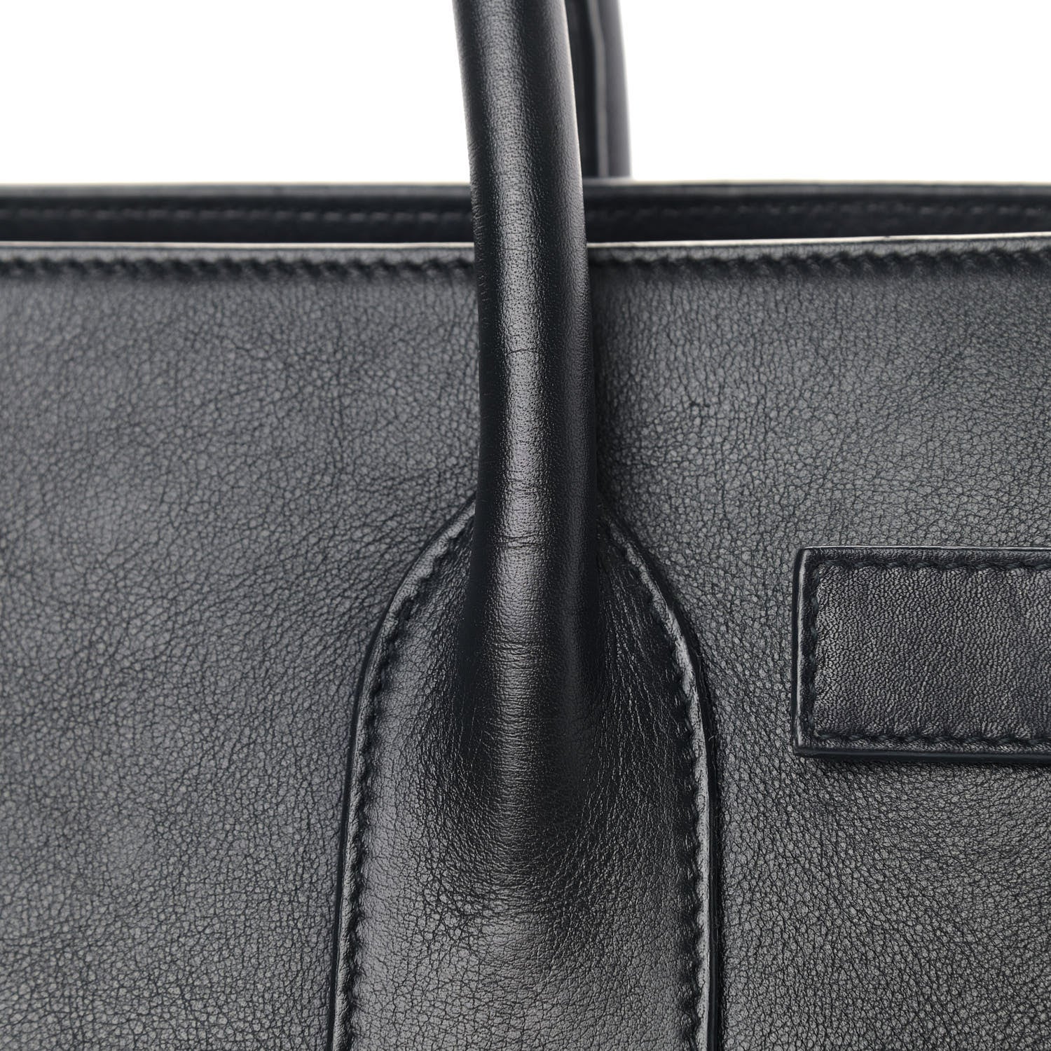 Saint Laurent Calfskin Small Sac De Jour Marine Black 6 of 9