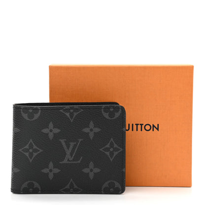 Louis Vuitton Monogram Eclipse Slender Wallet 8 of 8