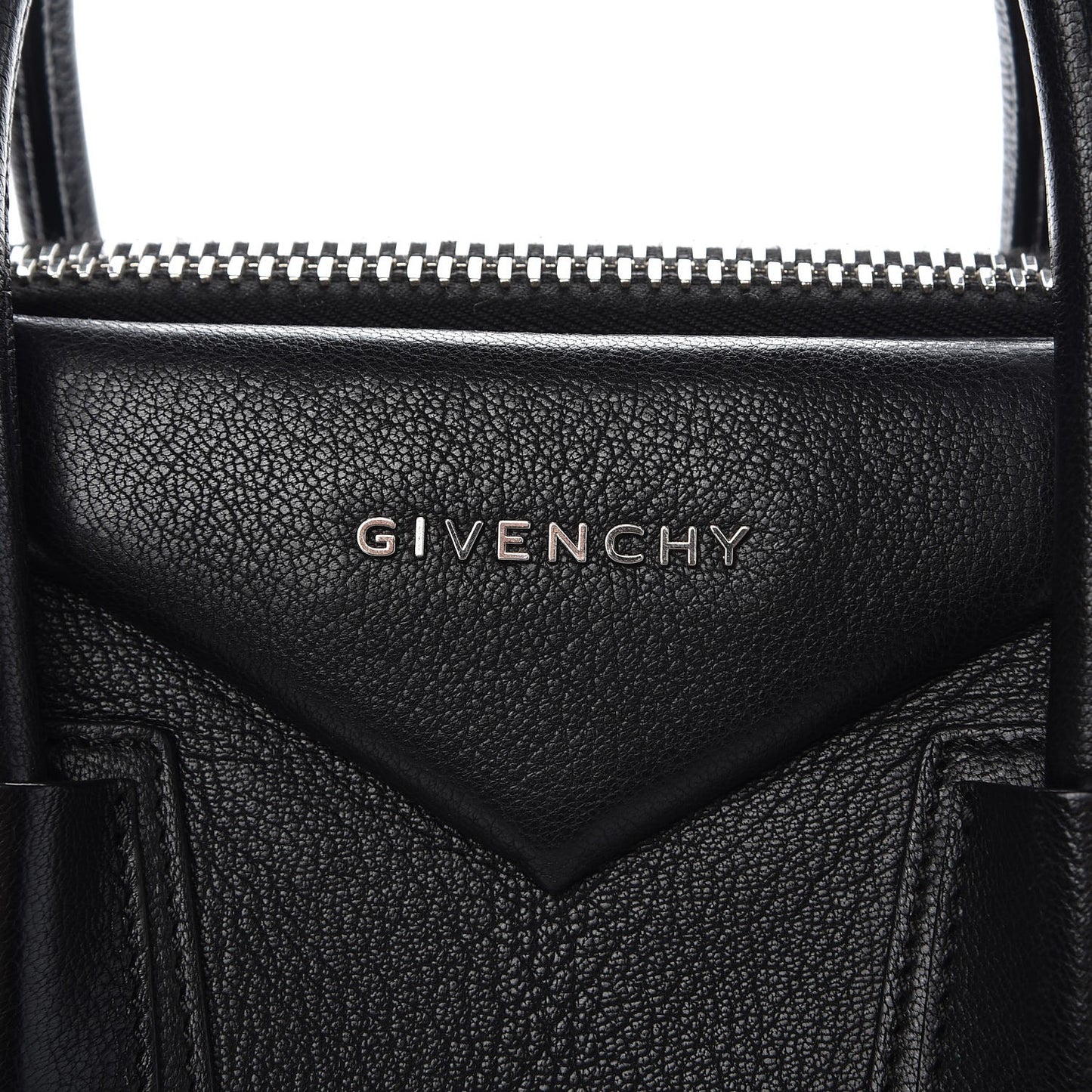 Sugar Goatskin Medium Antigona Black