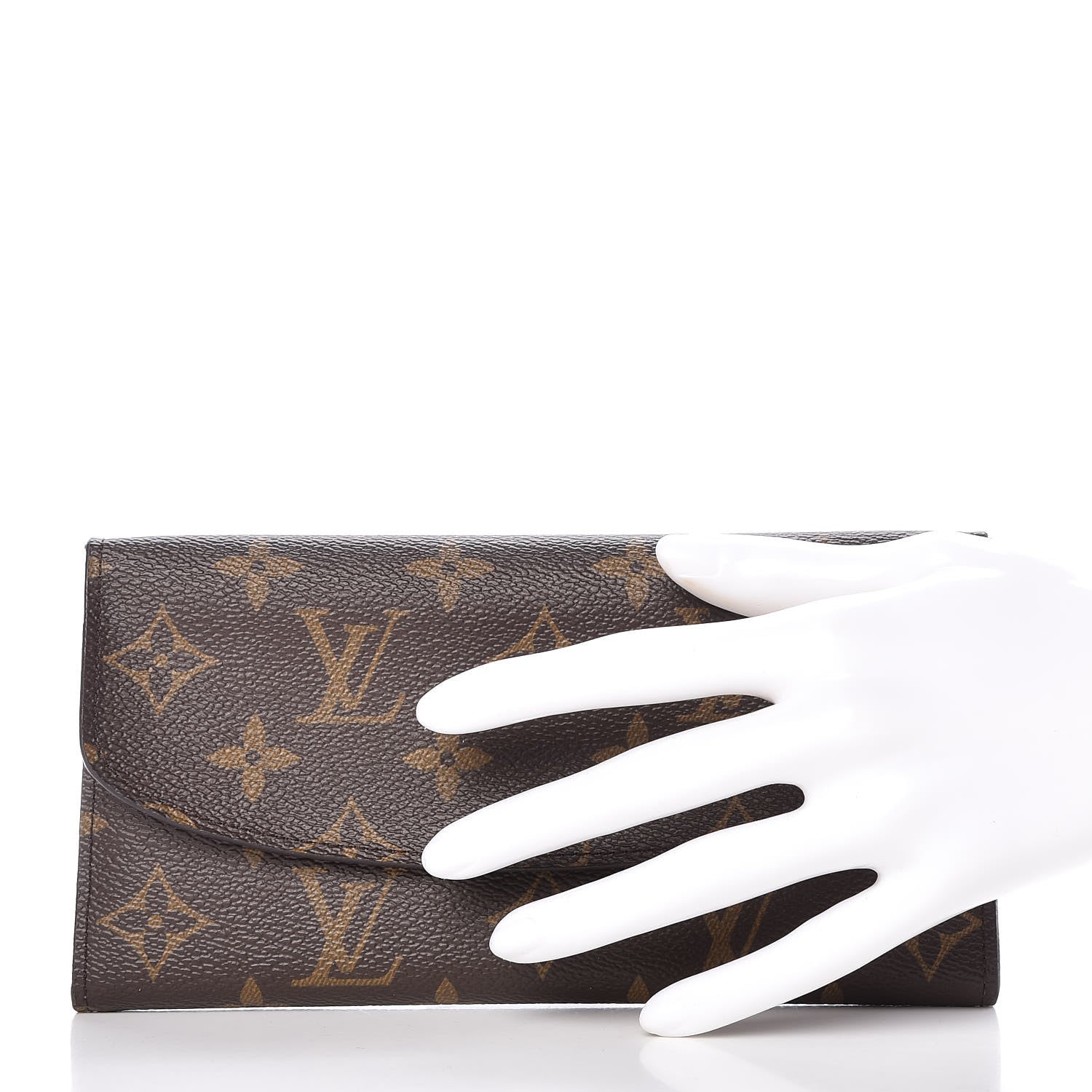 Louis Vuitton Monogram Emilie Wallet Rose Nacre 2 of 11