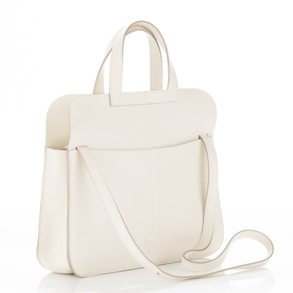Hermes Taurillon Clemence Halzan 31 GM Craie 3 of 7