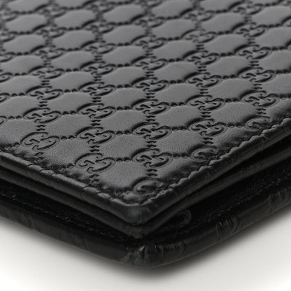 Gucci Microguccissima Crossbody Wallet Black 9 of 13
