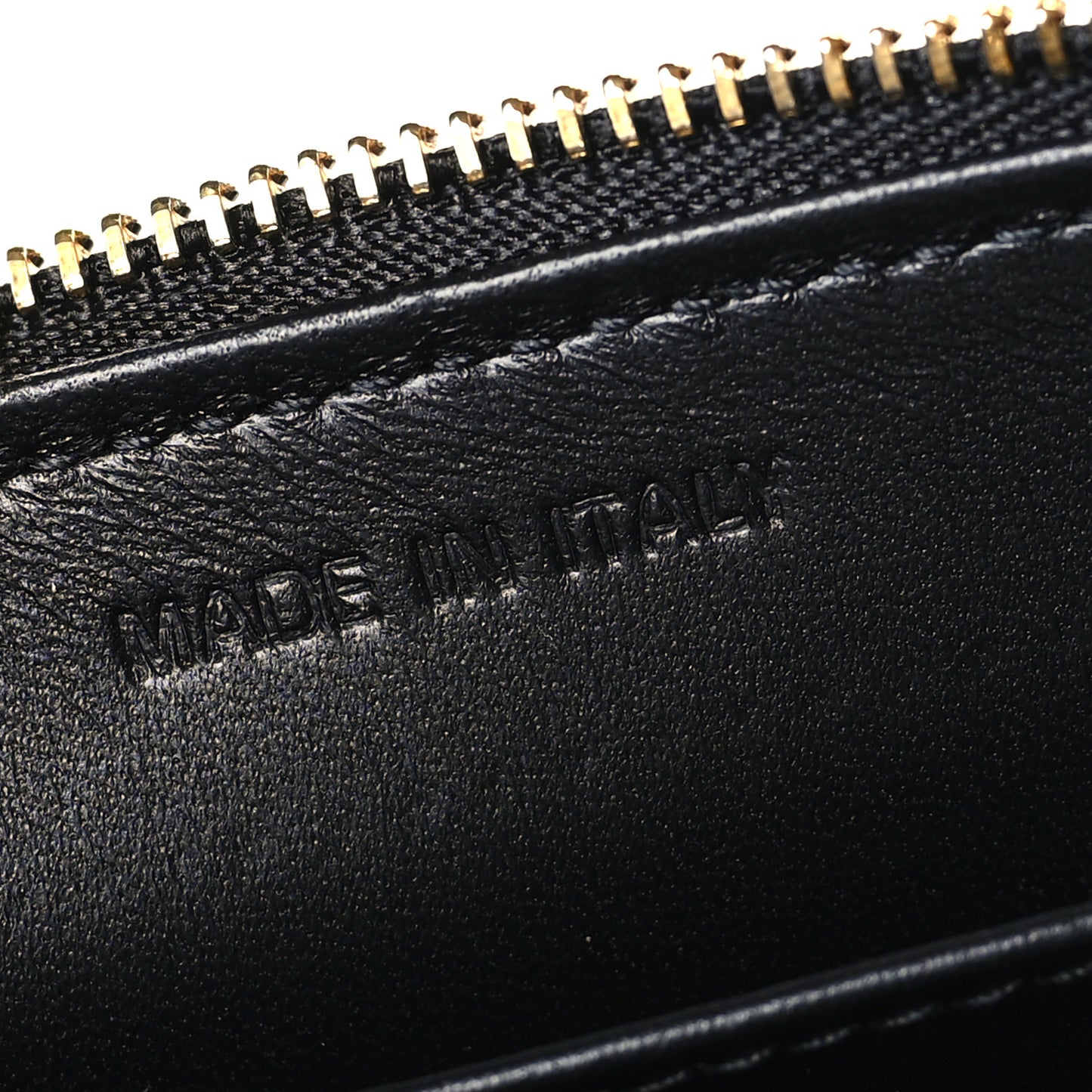 Smooth Calfskin Medium Diordouble Chain Bag Black