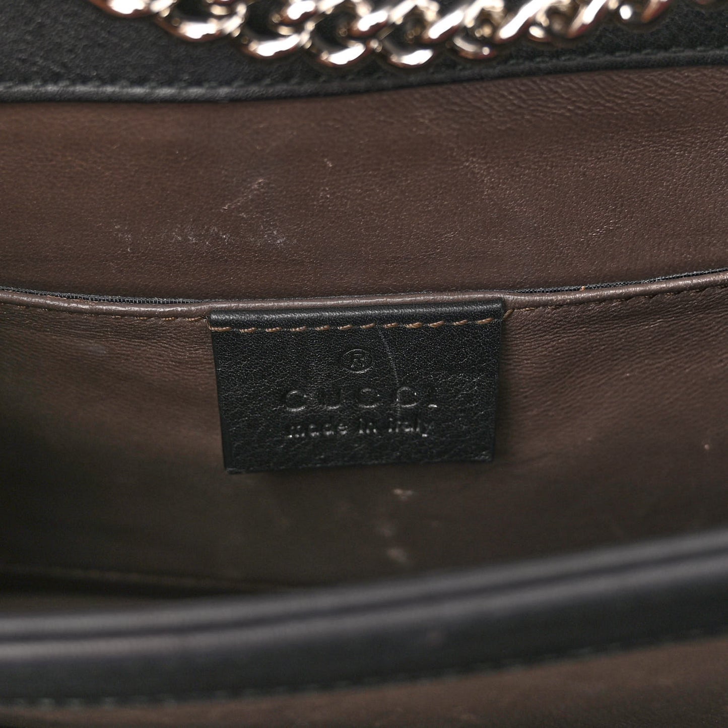Shade Lux Calfskin Small Interlocking G Shoulder Bag Black