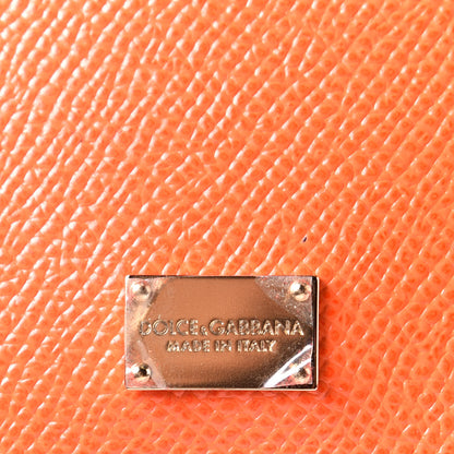 Dolce & Gabbana Dauphine Medium Miss Sicily Satchel Mandarino 6 of 8