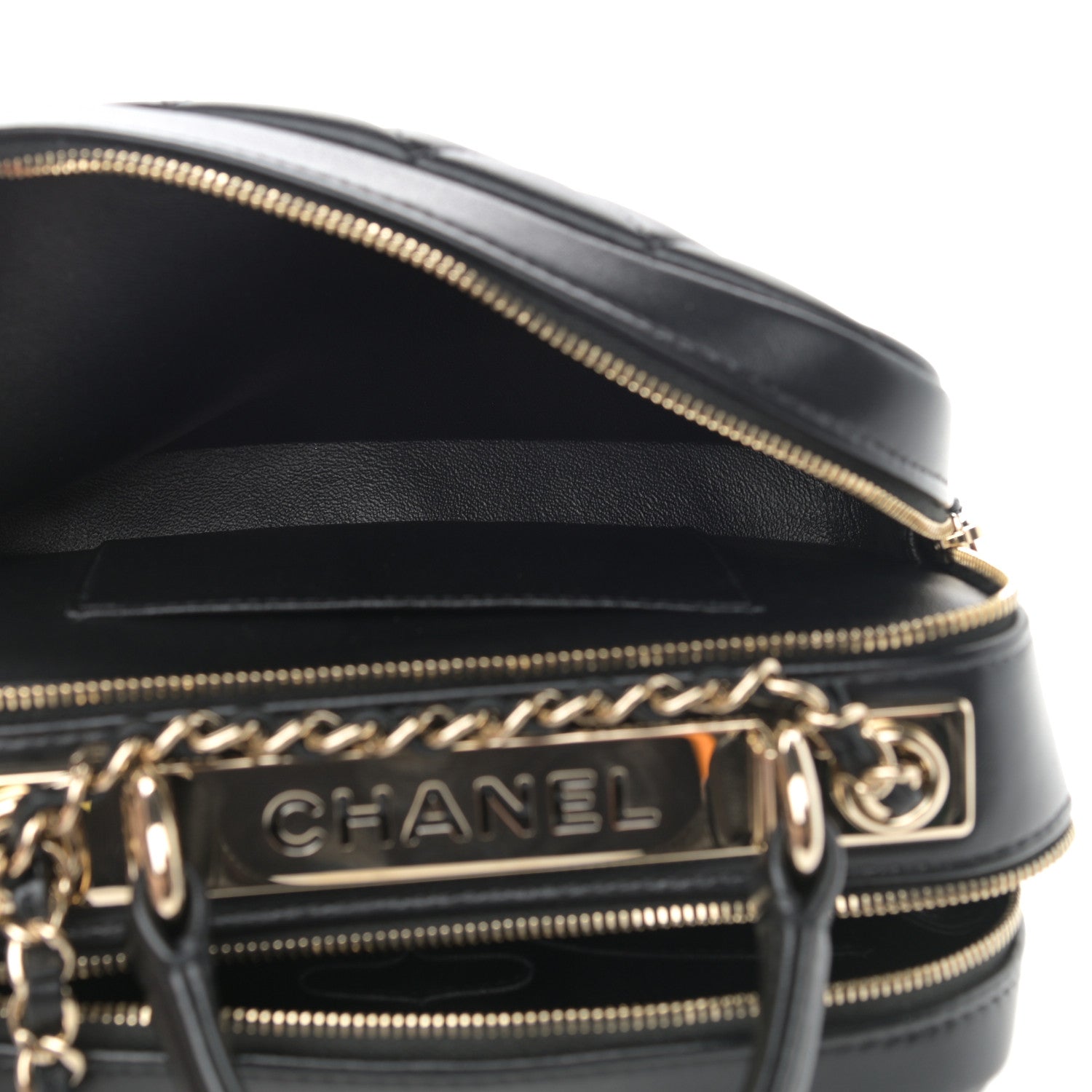 Chanel Lambskin Quilted Small Trendy CC Bowling Bag Black 5 of 12