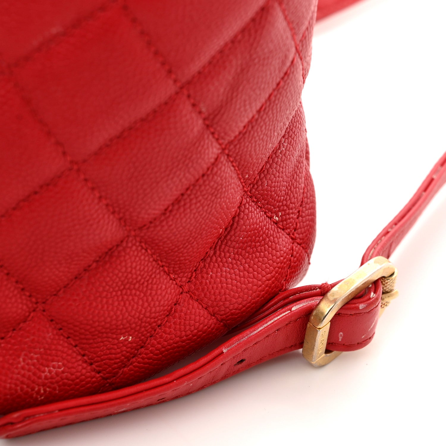 Chanel Caviar Quilted Filigree Backpack Red 17 of 19
