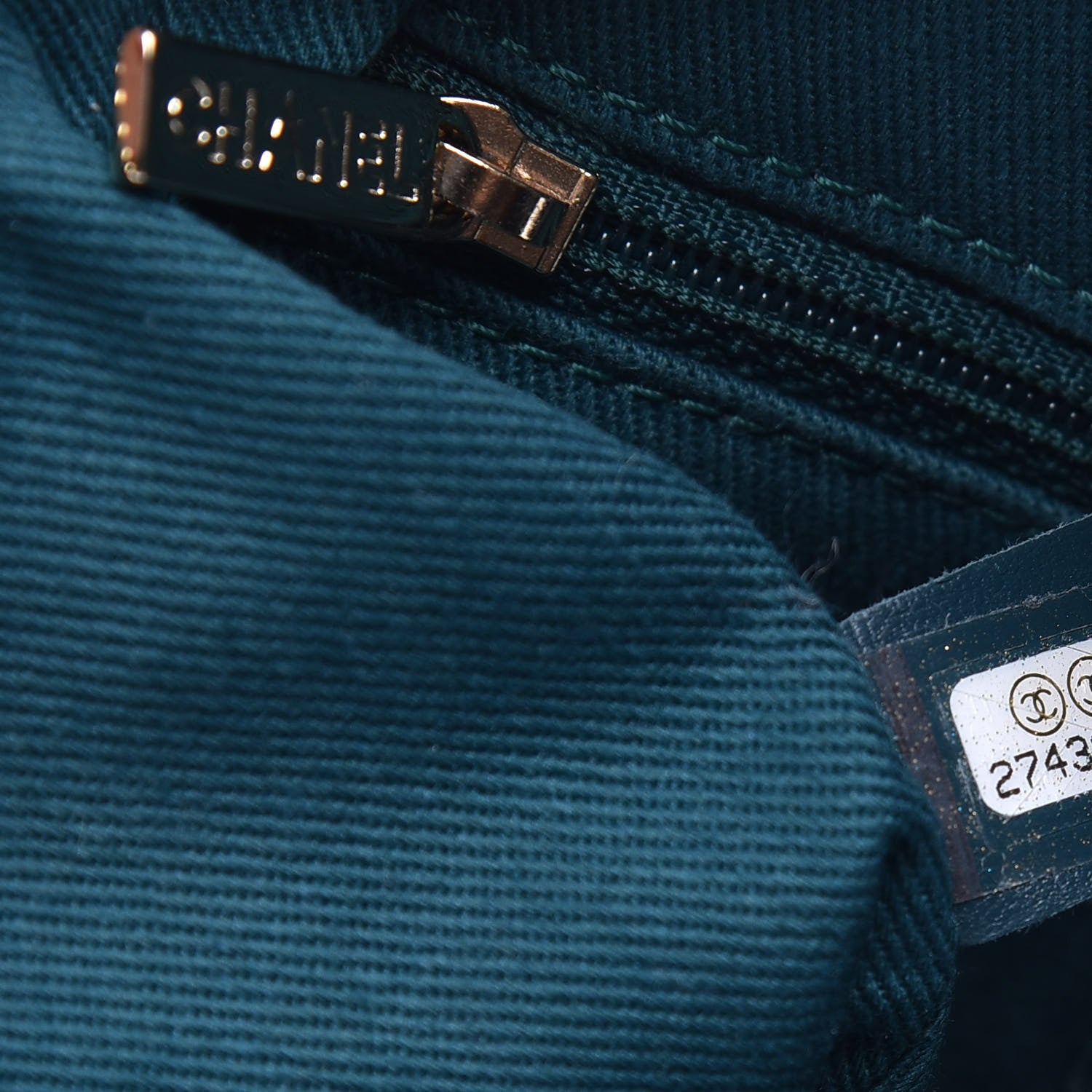 Chanel Caviar Quilted Business Affinity Waist Belt Bag Dark Turquoise 7 of 9