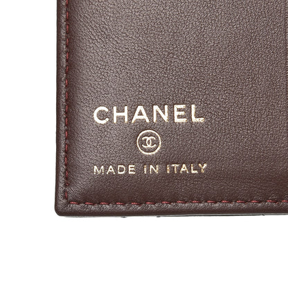 Chanel Lambskin Quilted Card Holder Wallet Black 6 of 7