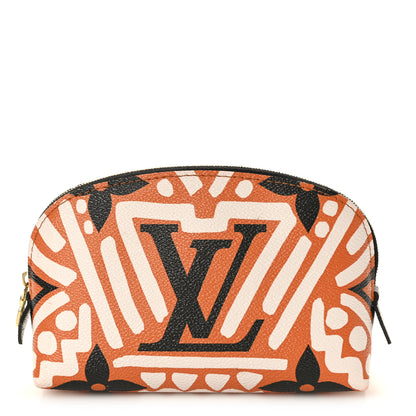 Louis Vuitton Monogram Giant Crafty Cosmetic Pouch Creme Caramel 1 of 11