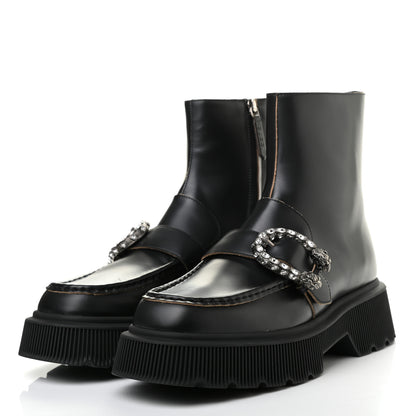 Gucci Cordovan Lux Dionysus Hunder Boots 40 Black 3 of 11