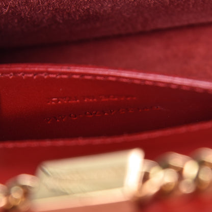 Saint Laurent Calfskin Small Classic Monogram Kate Tassel Satchel Red 7 of 12